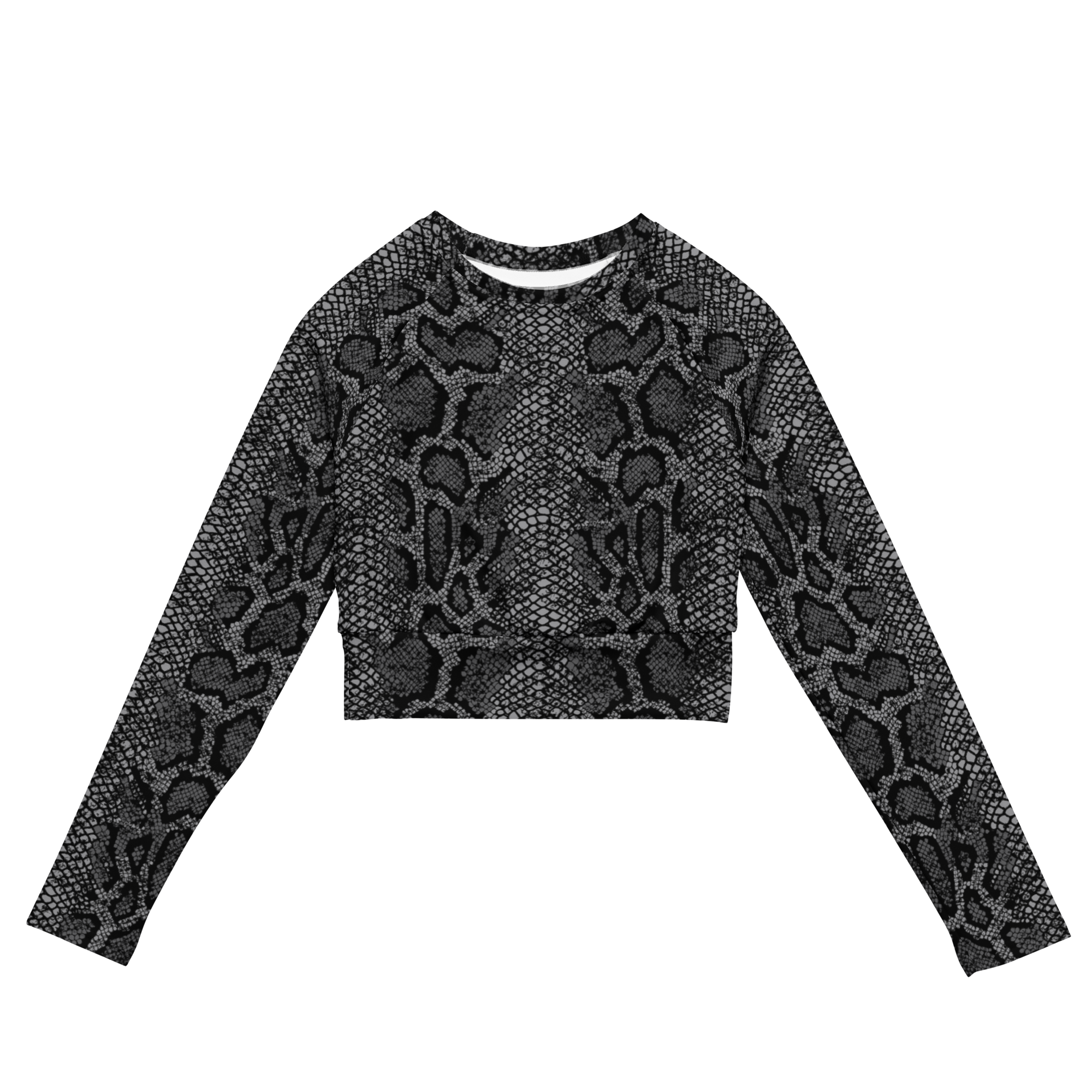 Eclipse Recycled Long-Sleeve Crop Top – DRIPSWET