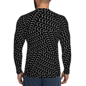 Camisa de manga larga de corte ajustado para hombre
