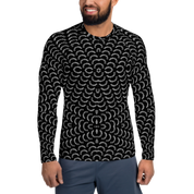 Camisa de manga larga de corte ajustado para hombre