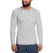 Camisa de manga larga de corte ajustado para hombre