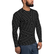 Camisa de manga larga de corte ajustado para hombre