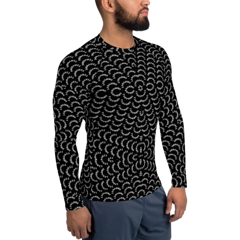 Camisa de manga larga de corte ajustado para hombre