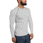 Camisa de manga larga de corte ajustado para hombre