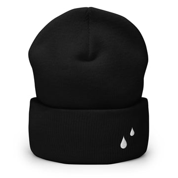 Drip logo cuffed beanie