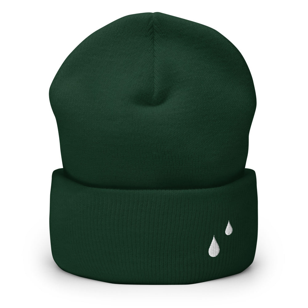 Drip logo cuffed beanie