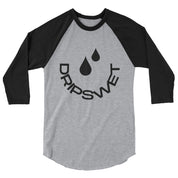 Unisex Smiley 3/4 Sleeve Raglan Shirt