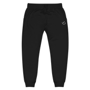 Unisex Smiley Embroidered Fleece Pants