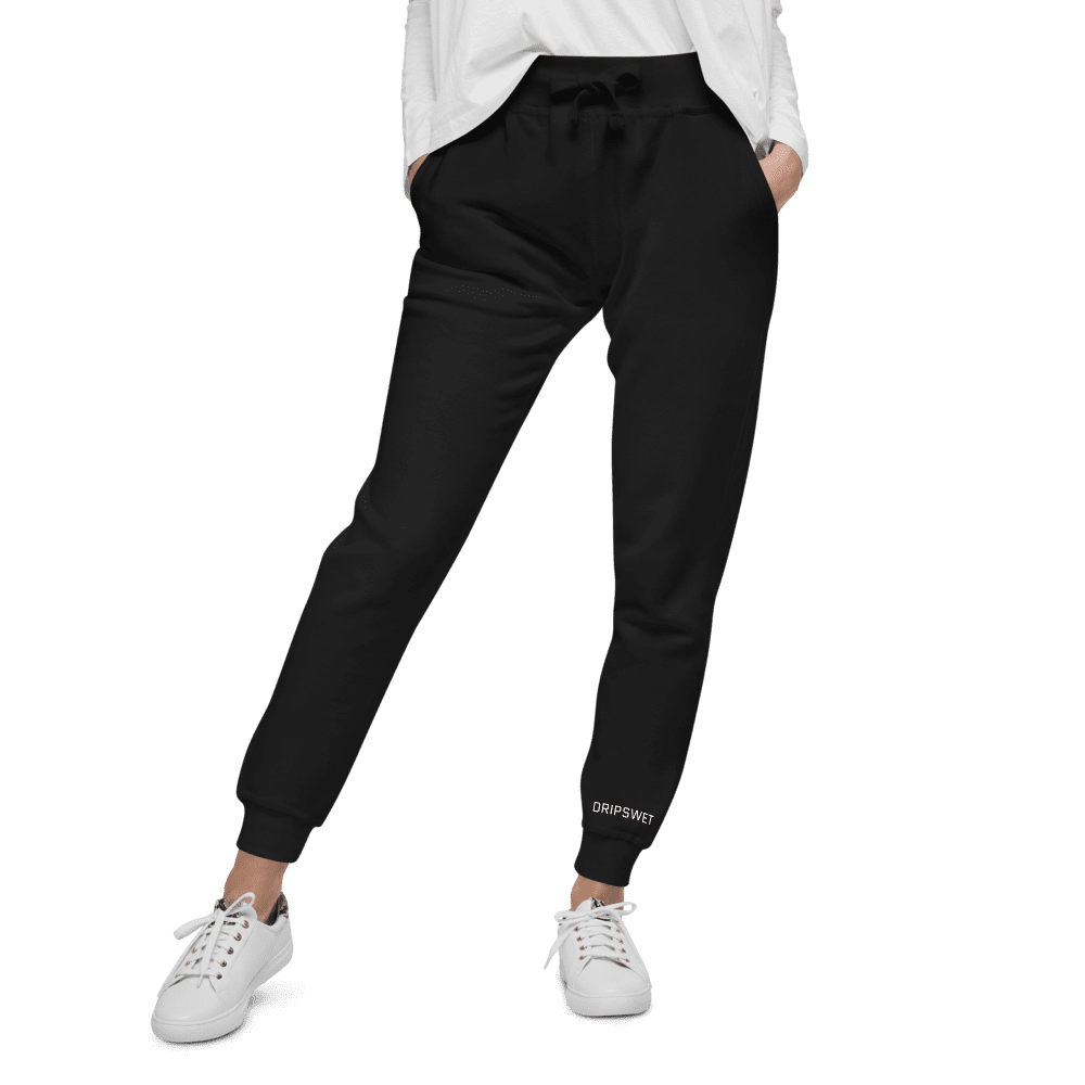 Unisex Printed Cuff Fleece Pants