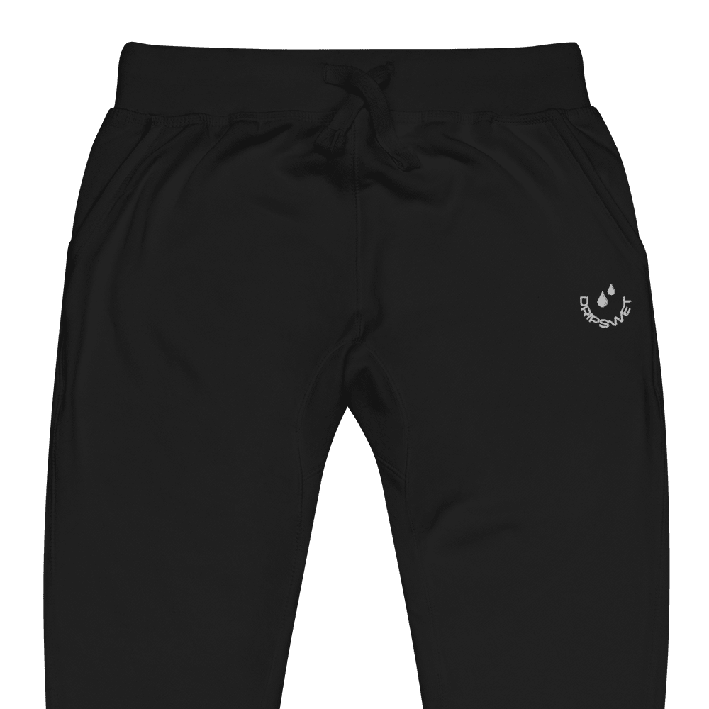 Unisex Smiley Embroidered Fleece Pants