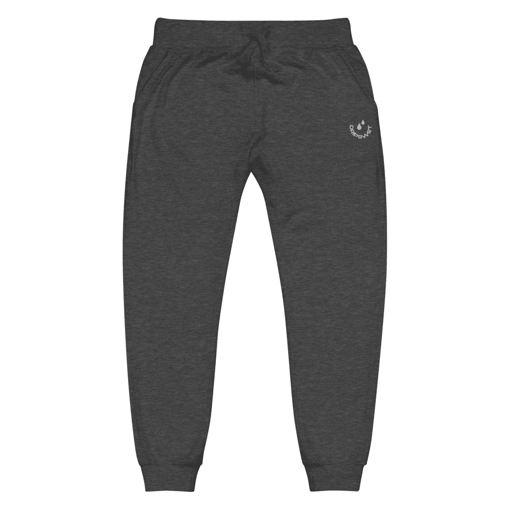 Unisex Smiley Embroidered Fleece Pants