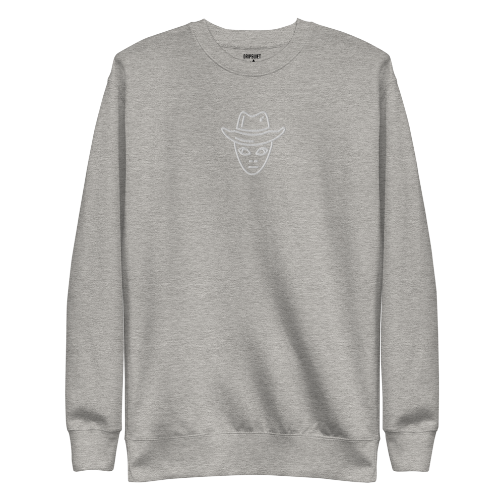Unisex Alien Cowboy Pullover